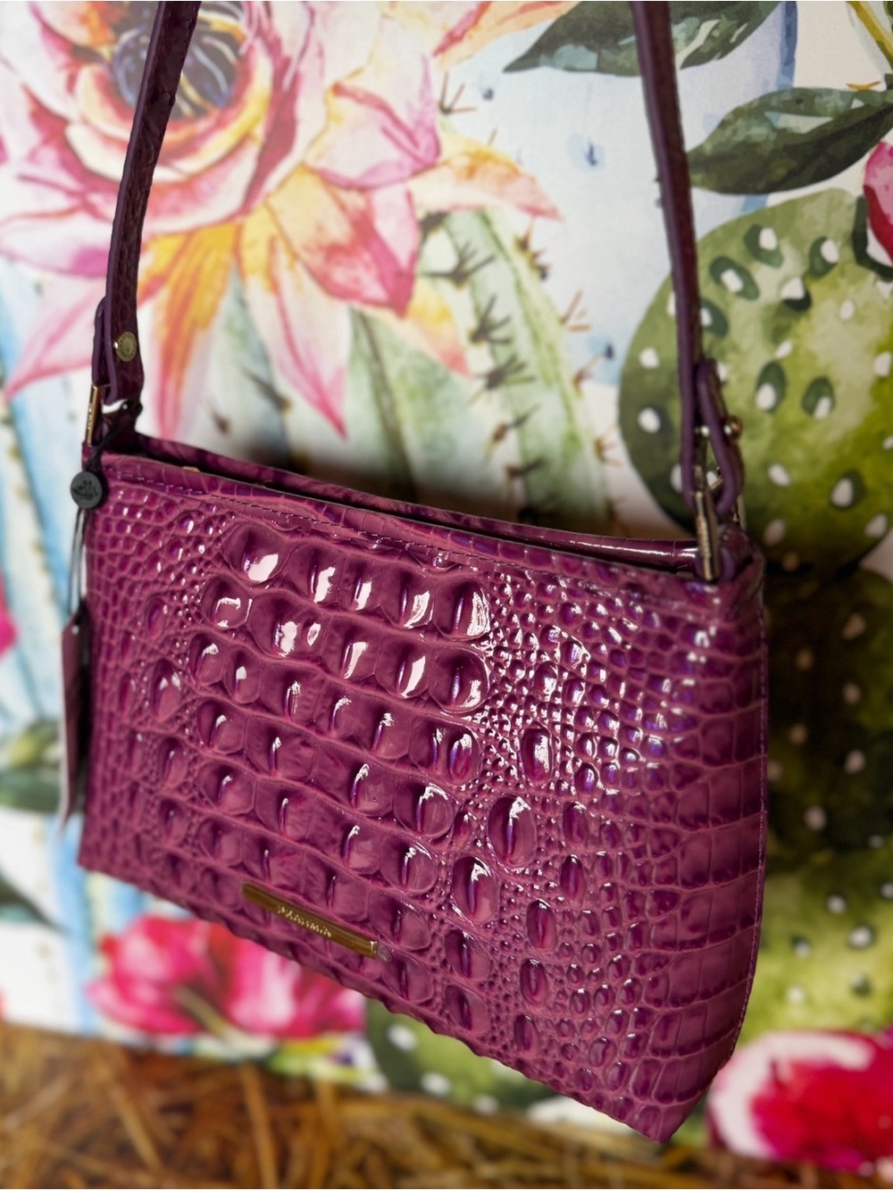 Brahmin Dewberry Lorelei NWT purple beauty Price firm - Picture 6 of 10